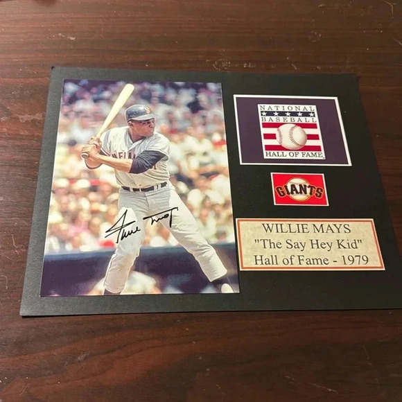 San Francisco Giants  Willie Mays signed 8x10 photo - Picture 1 of 1